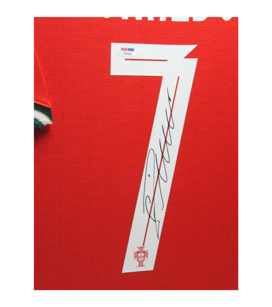 Cristiano Ronaldo Portugal 2025 ingelijst thuis shirt