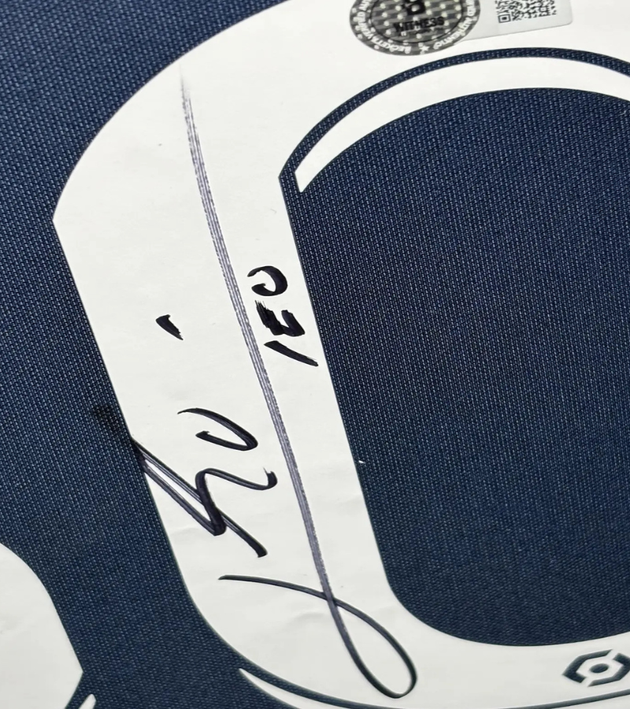 Lionel Messi Paris Saint Germain 22/23 ingelijst thuis shirt