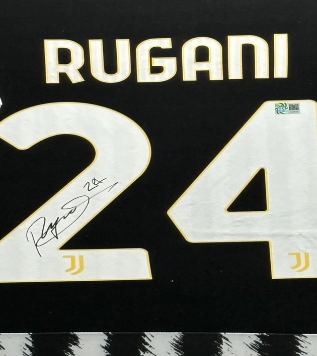 Daniele Rugani Juventus 23/24 ingelijst thuis shirt