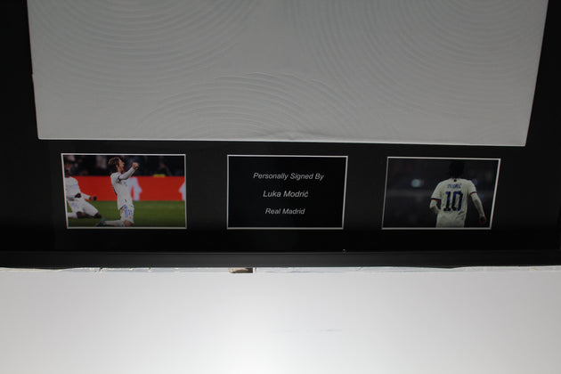 Luka Modric Real Madrid 21/22 Ingelijst Thuis Shirt