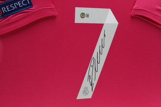 Cristiano Ronaldo Real Madrid 14/15 ingelijst uit shirt