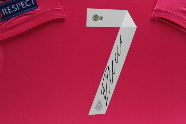Cristiano Ronaldo Real Madrid 14/15 ingelijst uit shirt