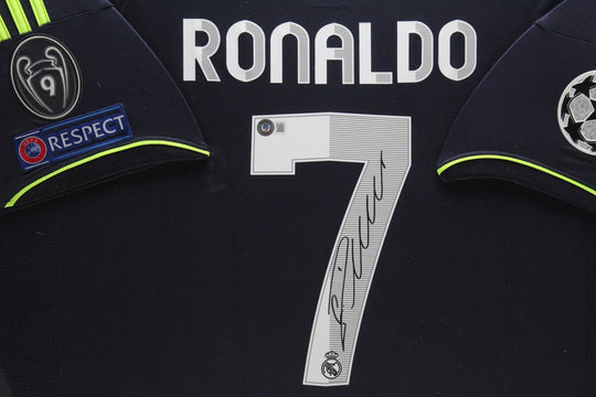 Cristiano Ronaldo Real Madrid 12/13 ingelijst uit shirt