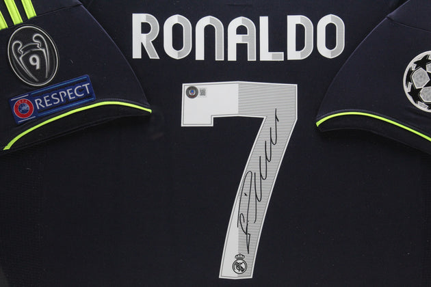 Cristiano Ronaldo Real Madrid 12/13 ingelijst uit shirt