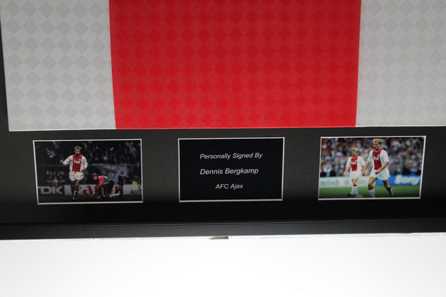 Dennis Bergkamp AFC Ajax 90/91 ingelijst Thuis Shirt