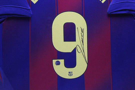 Robert Lewandowski FC Barcelona 25/26 ingelijst Thuis Shirt