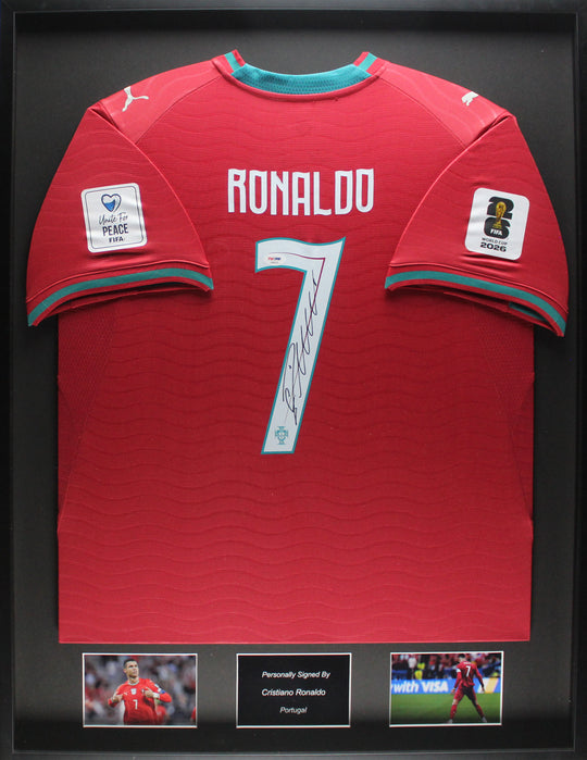 Cristiano Ronaldo Portugal WK 2026 ingelijst Thuis Shirt
