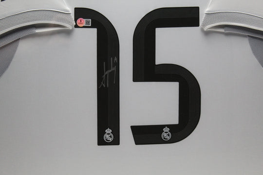 Arda Guler Real Madrid 25/26  ingelijst Thuis Shirt