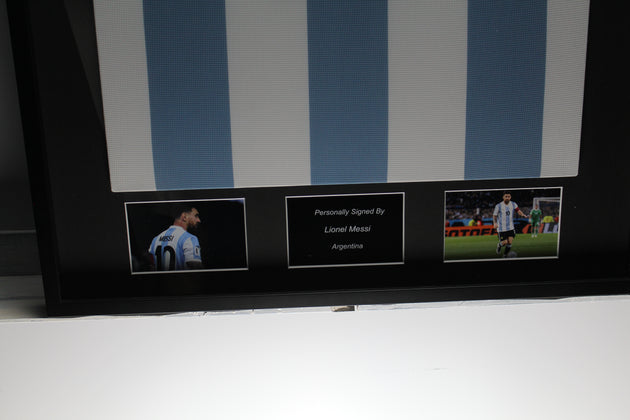 Lionel Messi Argentinie 2024 ingelijst Thuis Shirt