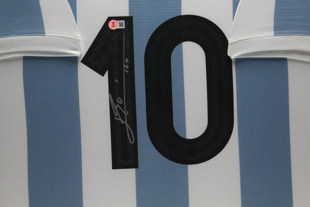 Lionel Messi Argentinie 2024 ingelijst Thuis Shirt