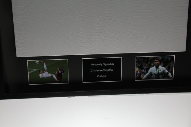 Cristiano Ronaldo Portugal 2012 ingelijst Uit Shirt