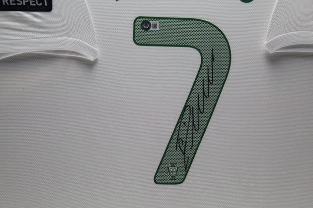 Cristiano Ronaldo Portugal 2012 ingelijst Uit Shirt