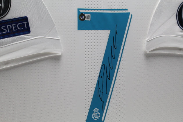 Cristiano Ronaldo Real Madrid 17/18 ingelijst thuis shirt