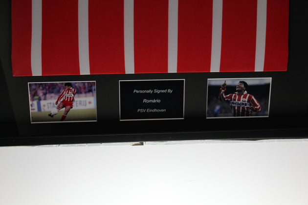 Romario PSV Eindhoven 90/92 Ingelijst Thuis Shirt
