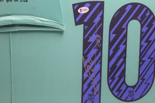 Lionel Messi FC Barcelona 11/12 ingelijst uit Shirt
