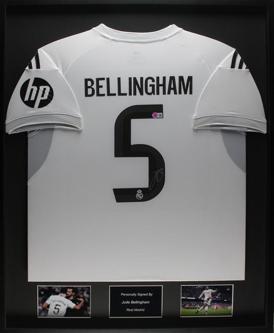 Jude Bellingham Real Madrid 25/26 ingelijst thuis Shirt