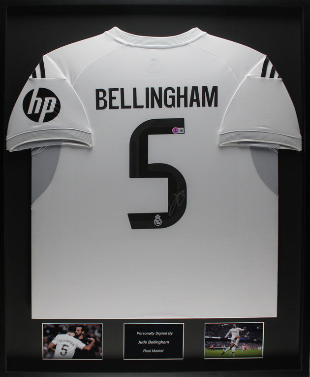 Jude Bellingham Real Madrid 25/26 ingelijst thuis Shirt