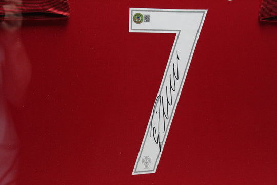 Cristiano Ronaldo Portugal 2016 ingelijst thuis shirt
