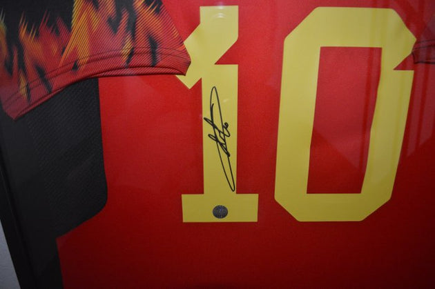 Eden Hazard België 22/23 ingelijst thuis shirt