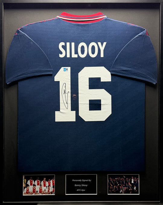 Sonny Silooy AFC Ajax 94/95 ingelijst uit shirt